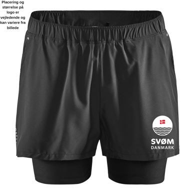Craft - SvømDanmark - Advance Essens 2in1 shorts Herre