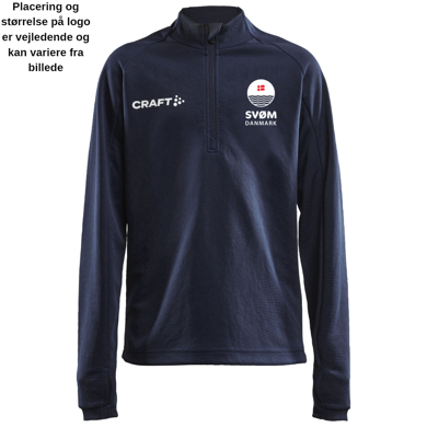 Craft - SvømDanmark - Evolve full zip jacket Børn
