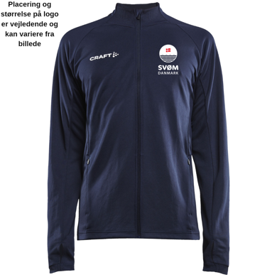 Craft - SvømDanmark - Evolve full zip jacket Herre