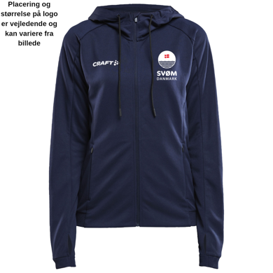 Craft - SvømDanmark - Evolve jacket hoodie Dame