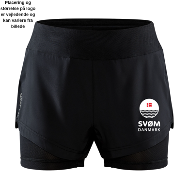 Craft - SvømDanmark - Advance Essens 2in1 shorts Dame