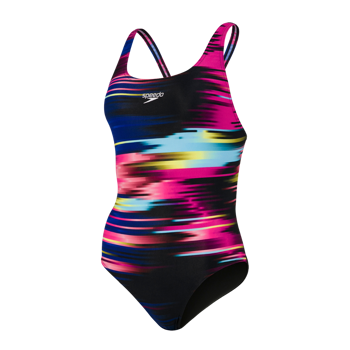 Speedo - Placement Digital Powerback Swimsuit Black