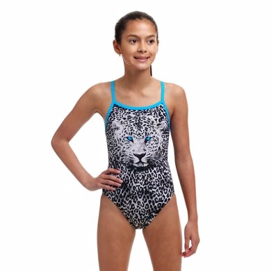 Funkita - Girl's Single Strap One Piece - White Walker