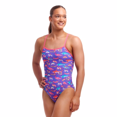 Funkita -  Ladies Single Strap One Piece - Doggie Paddle