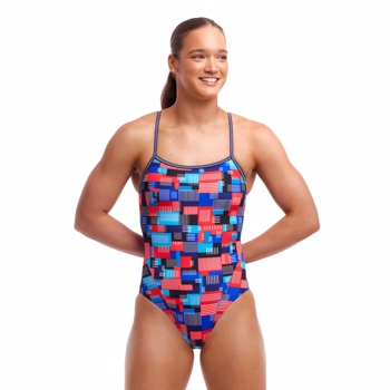 Funkita -  Ladies Single Strap One Piece - Motherboard