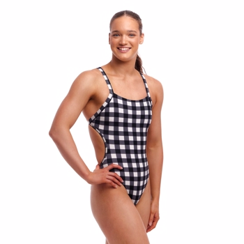 Funkita - Ladies Brace Free One Piece - Check Deck