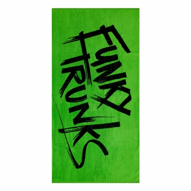 Funky Trunks - Cotton Jacquard Towel Tagged Green