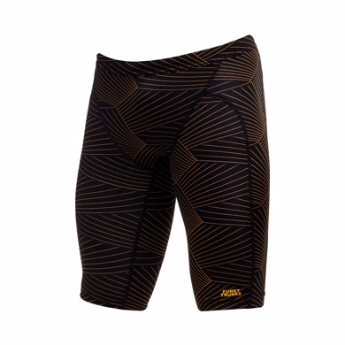 Funky Trunks - Boy's Training Jammers - Gold Weaver