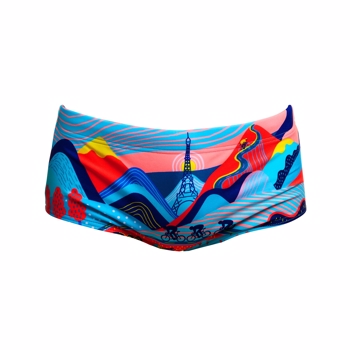 Funky Trunks - Boy\'s Sidewinder Trunks - Vive La Funky